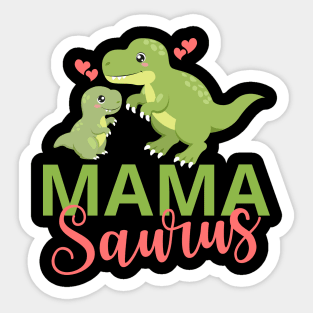 Mamasaurus Dinosaur Sticker